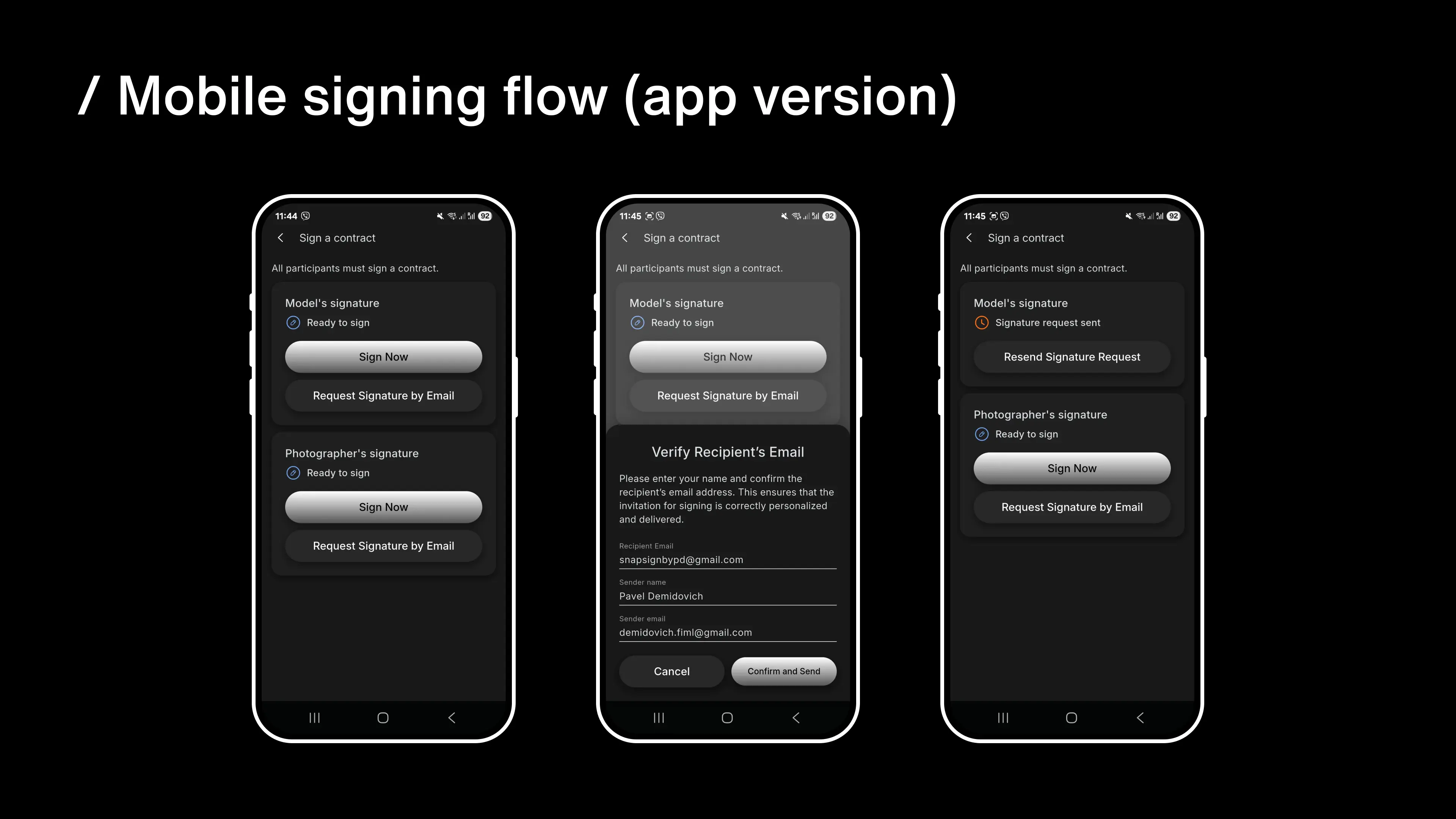 Remote Model Release Signing in SnapSign - remote_snapsign_signing_mobile_flow_1.webp