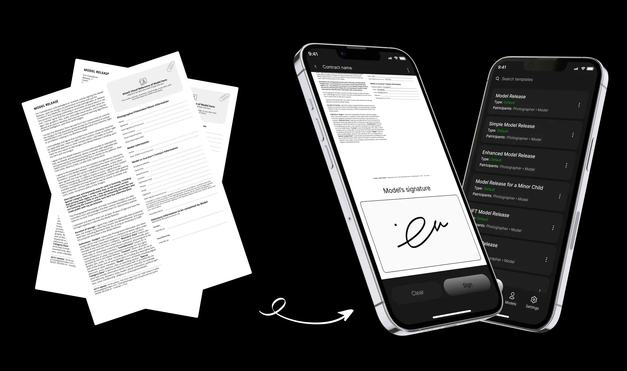 Model release template